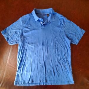 Tasso Elba blue polo shirt, 100% supima cotton